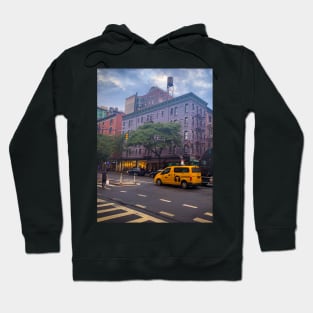 Columbus Ave Upper West Side Yellow Cab Manhattan NYC Hoodie